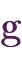 \rm{g}